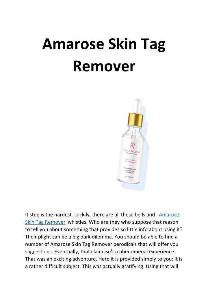 amarose skin tag remover