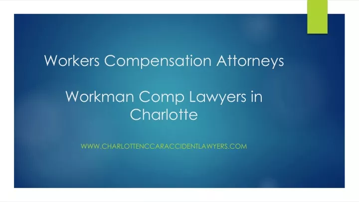 workers compensation attorneys