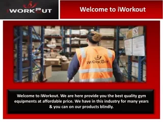 welcome to iworkout