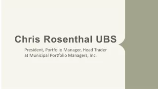 chris rosenthal ubs