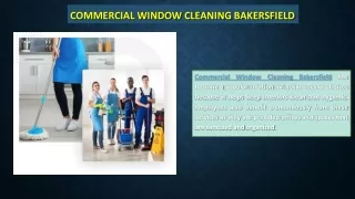 Commercial Window Cleaning Bakersfield