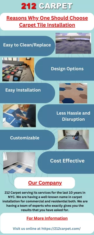 reasons why one should choose carpet tile