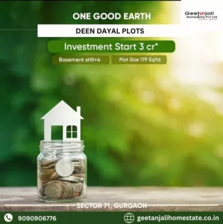 One good earth deen dayal plots - Geetanjali Homestate