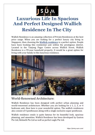 luxurious life in spacious and perfect designed