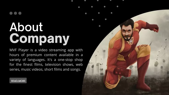 about company mvf player is a video streaming