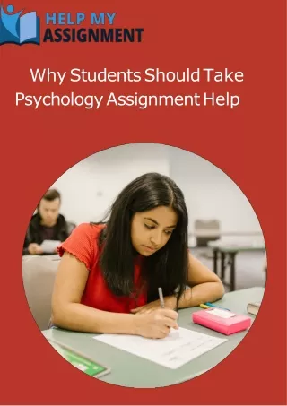 why students should take psychology assignment help