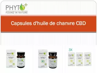 capsules d huile de chanvre cbd