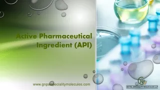active pharmaceutical ingredient api