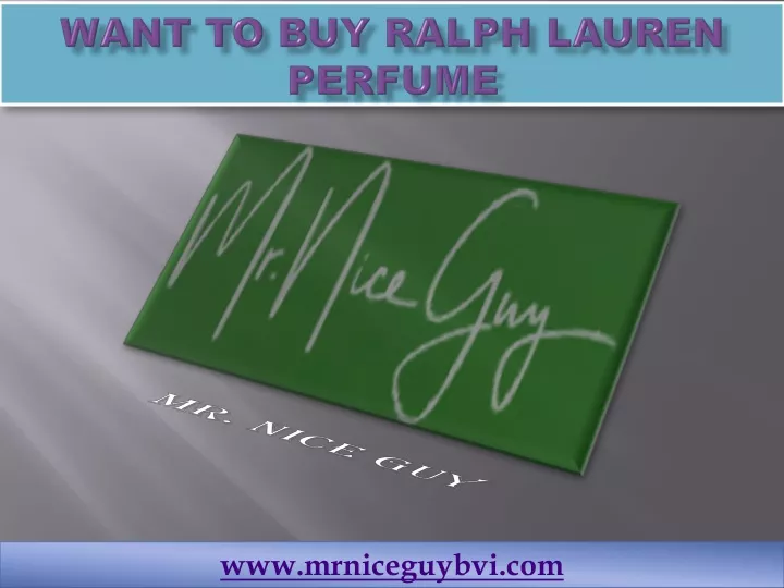 want to buy ralph lauren perfume