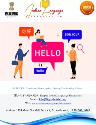 Translation Company In Delhi | Indian Language Translation Company