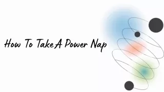 how to take a power nap