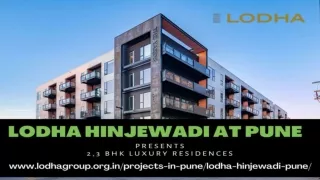 Lodha Hinjewadi - Lodha Hinjewadi Projects in Pune