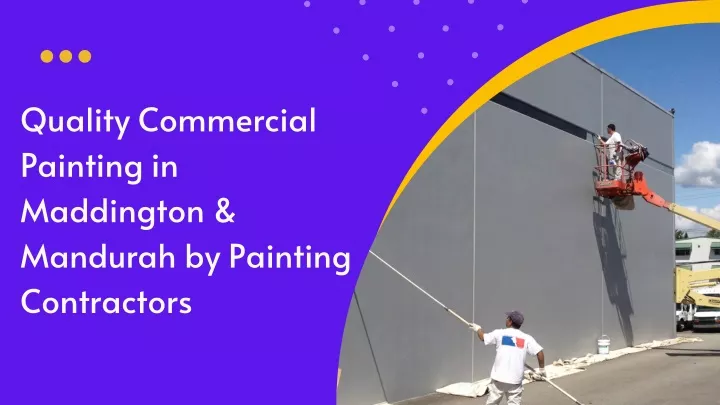 quality commercial painting in maddington
