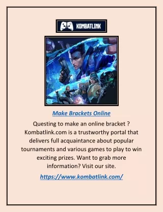 make brackets online