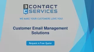 Customer Email Management Solutions