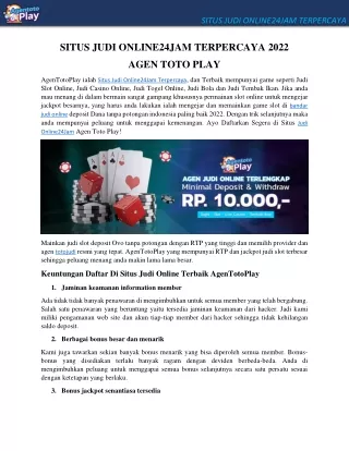 SITUS JUDI ONLINE24JAM TERPERCAYA AGENTOTOPLAY (1)