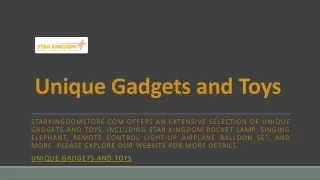 unique gadgets and toys