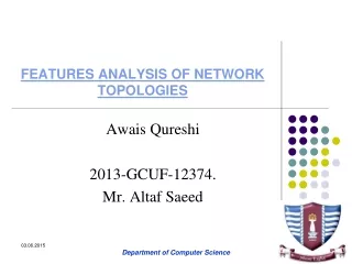 features analysis of network topologies