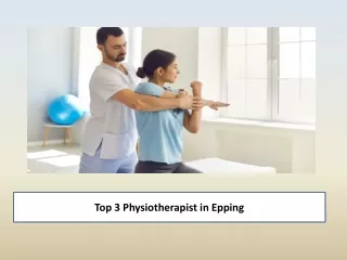 Top 3 Physiotherapist in Epping