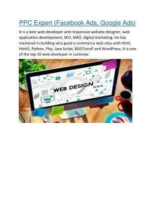PPC Expert (Facebook Ads, Google Ads)