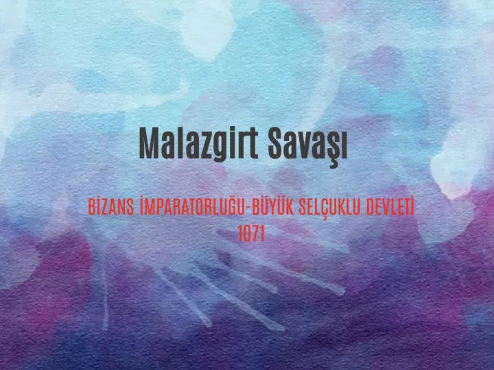 malazgirt sava