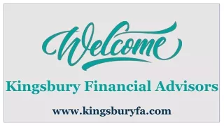 Kingsbury Financial Advisors is A Non Affiliated Company To Florida Financial Advisors
