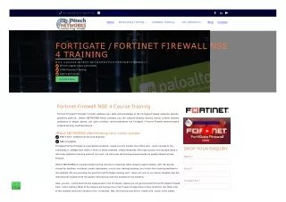 Fortigate Firwall Training PPT