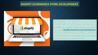 Shopify Ecommerce Store Development