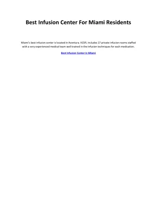Best Infusion Center in Miami (1)