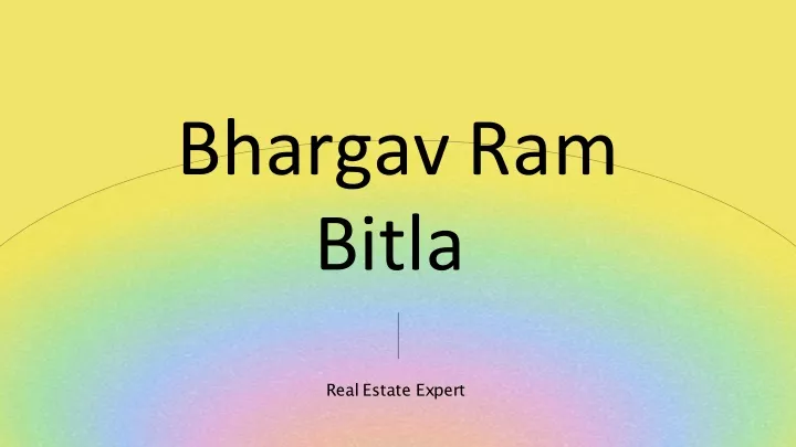 bhargav ram bitla