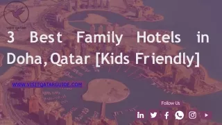3 Best Family Hotels in Doha, Qatar [Kids Friendly]