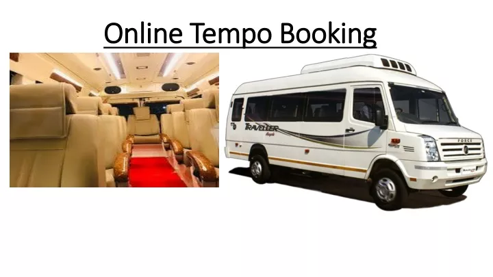 online tempo booking
