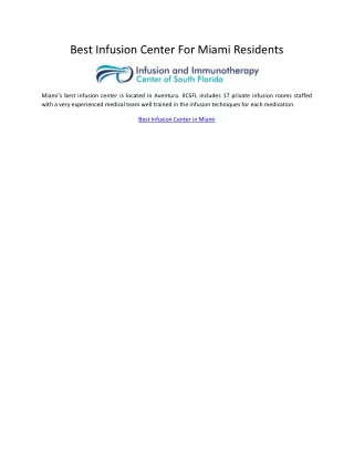 Best Infusion Center in Miami (2)