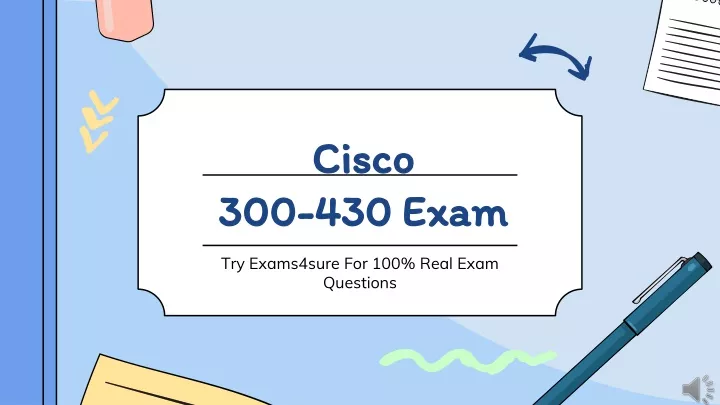 cisco 300 430 exam