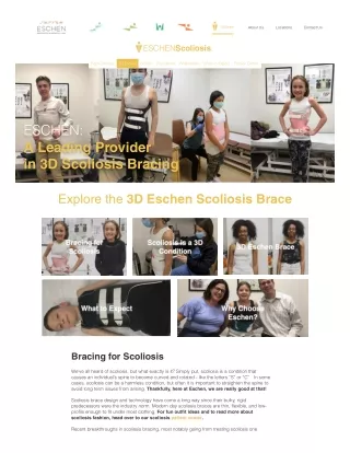 Scoliosis Brace | Scoliosis Brace NYC Eschen P&O Labs