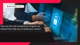 How can the Job Competency Program by InfosecTrain help you to build your career