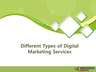 different types of digital marketing services