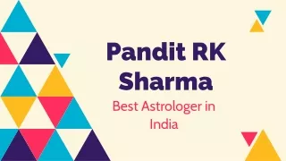 Pandit RK Sharma best astrologer in india