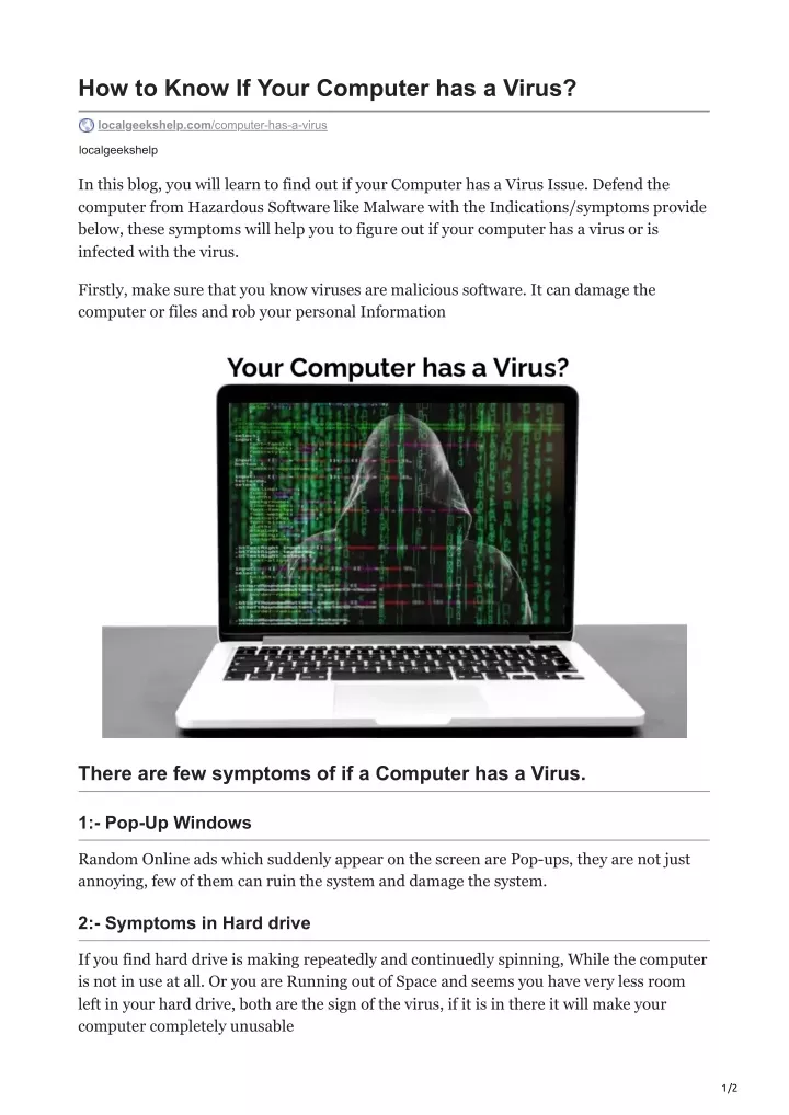 ppt-how-to-know-if-your-computer-has-a-virus-powerpoint-presentation