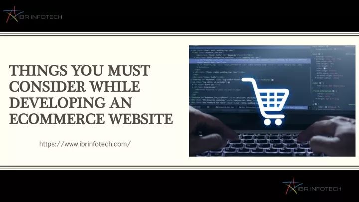 things you must consider while developing an ecommerce website
