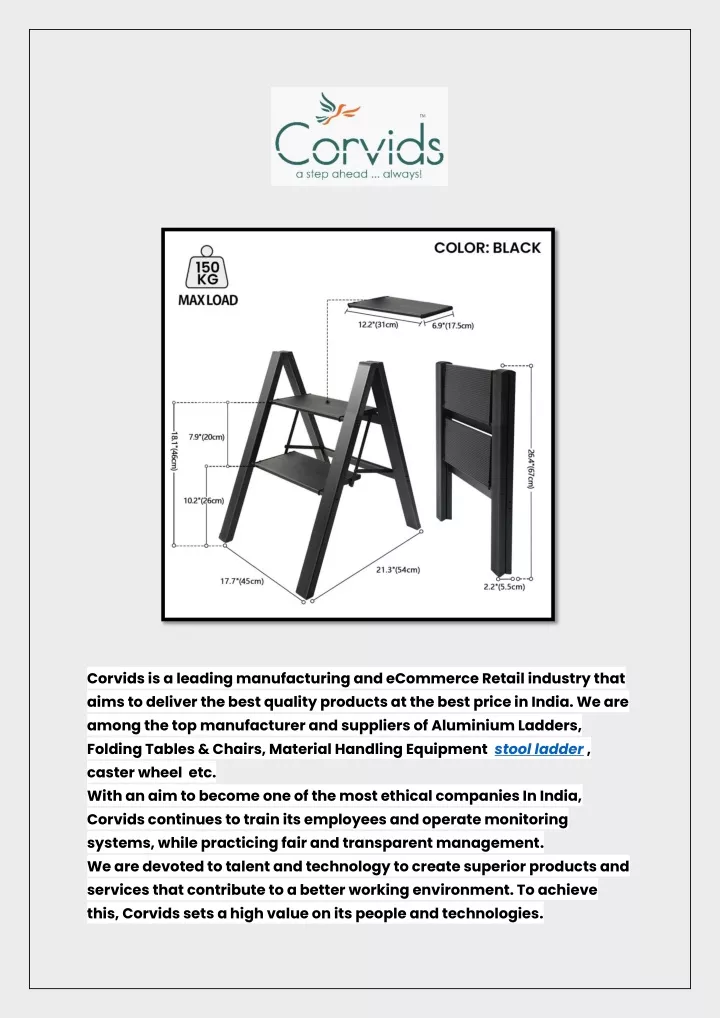 corvids is a leading manufacturing and ecommerce