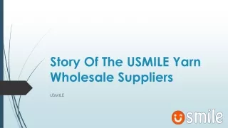 Story Of The USMILE Yarn Wholesale Suppliers