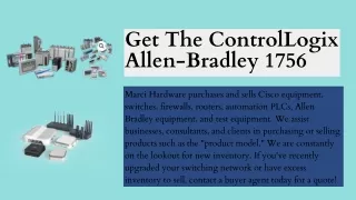 Get The ControlLogix Allen-Bradley 1756 | Marci Network Hardware