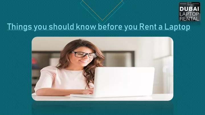 things you should know before you rent a laptop