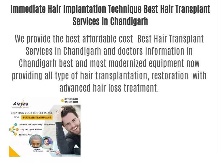immediate hair implantation technique best hair