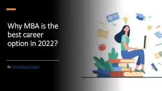 why mba is the best career option in 2022