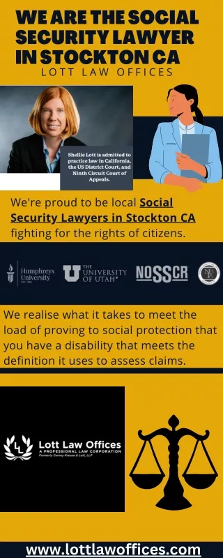 We Are The Social Security Lawyer in Stockton CA