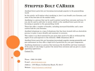 stripped bolt carrier