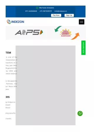 Aadhaar Based Payment System