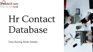 hr contact database